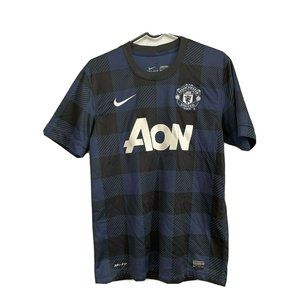 Nike Men's Small Manchester United Wayne Rooney #10 Jersey Blue